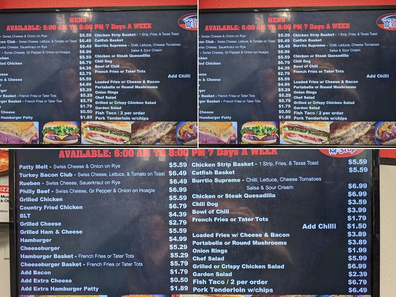 Bearskin Diner Menu