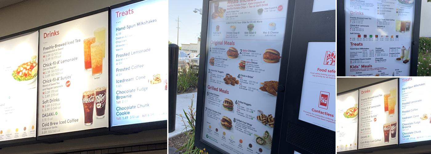 Chick-fil-A Menu