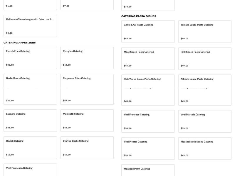 Broad St Pizzeria Menu