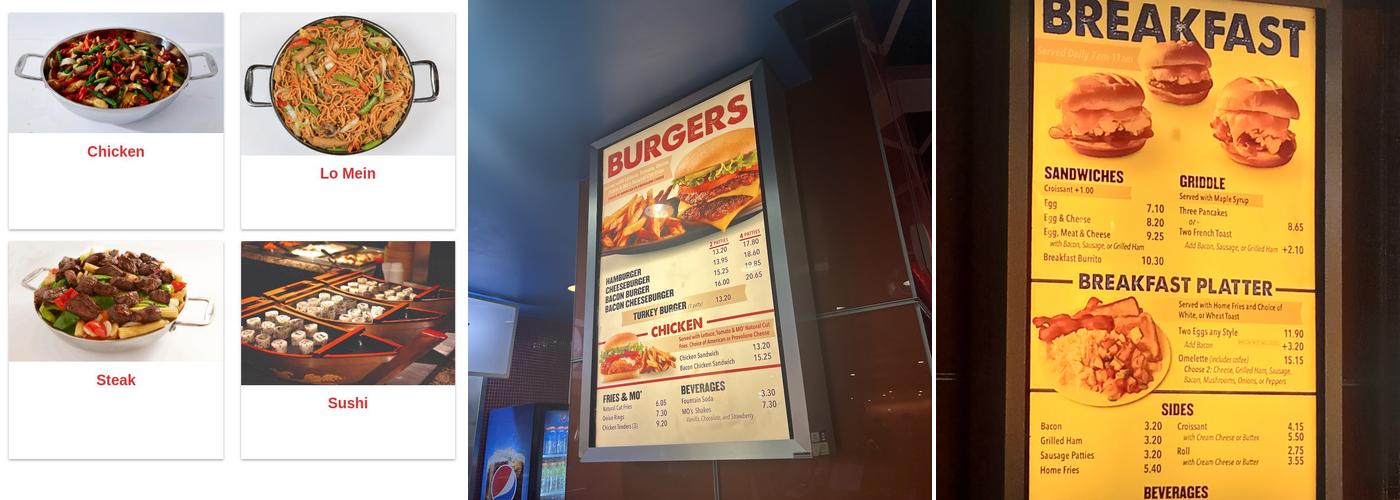 Mo' Burger Menu