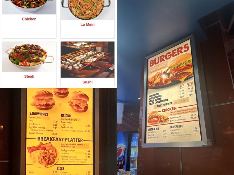 Mo' Burger Menu