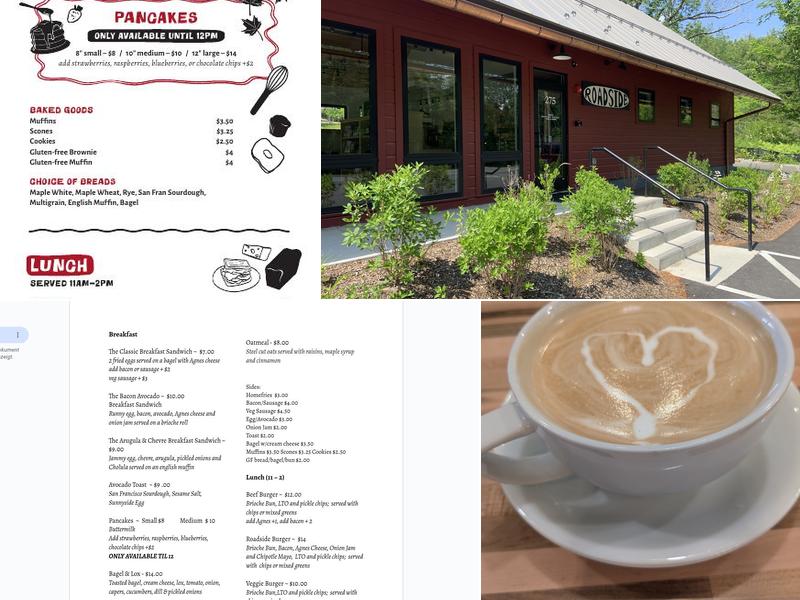 Roadside Store & Café Menu