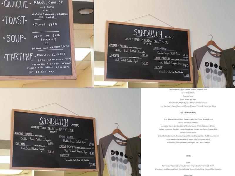 Small Oven Bakery Menu