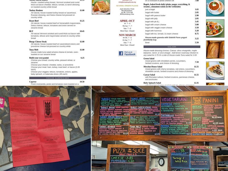 Bread Euphoria Bakery & Café Menu