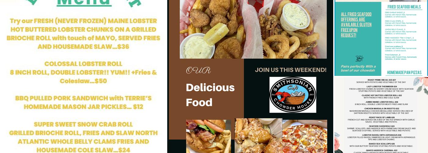 Smithsonian Cafe and Chowderhouse Menu