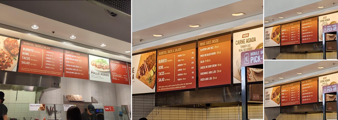 Chipotle Mexican Grill Menu