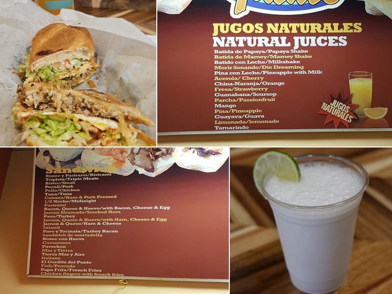 Sandwichera El Punto Menu