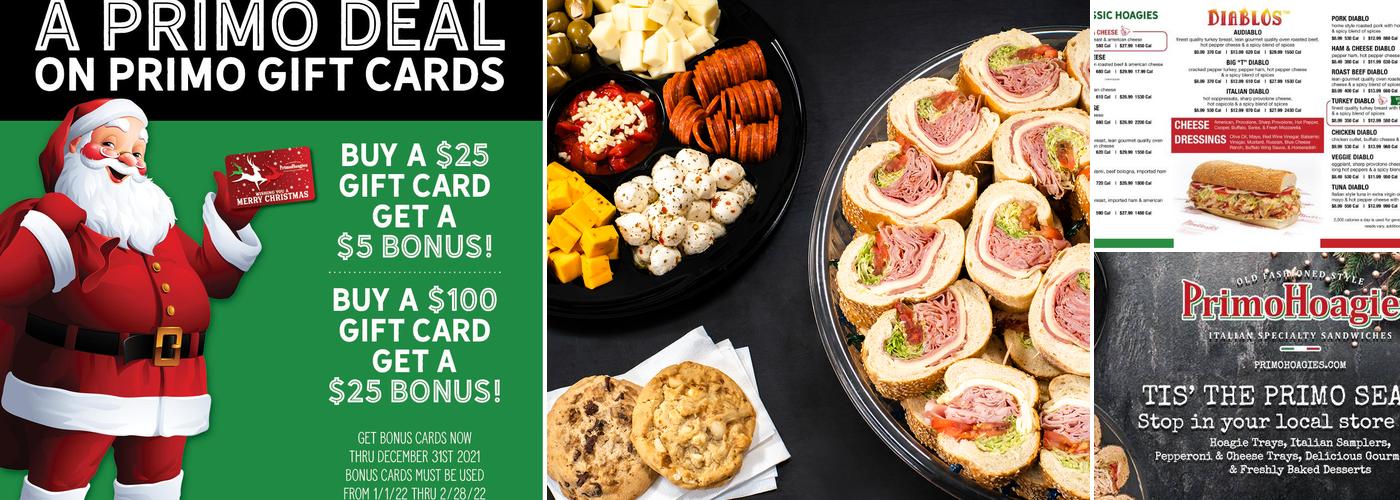 PrimoHoagies Menu
