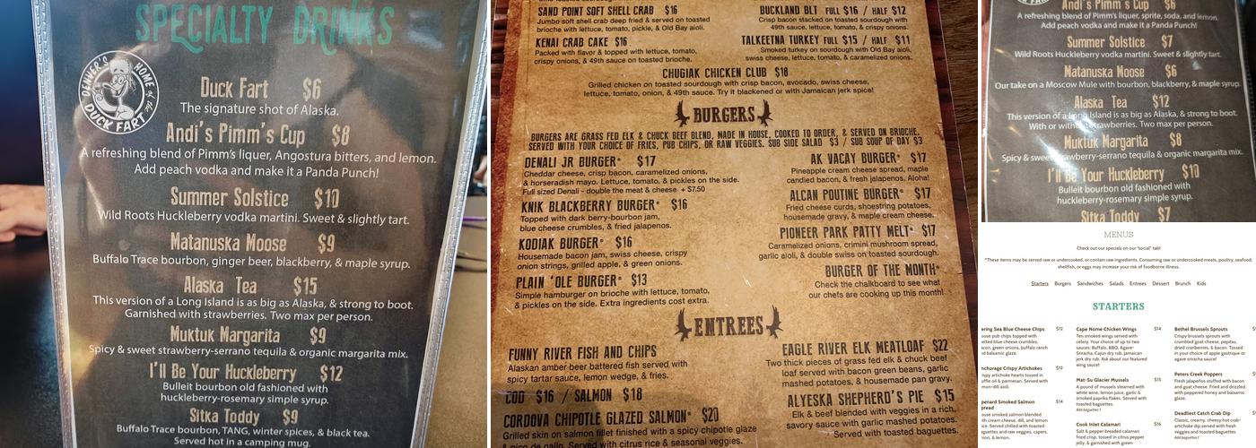 The 49th Food & Spirits Denver Menu