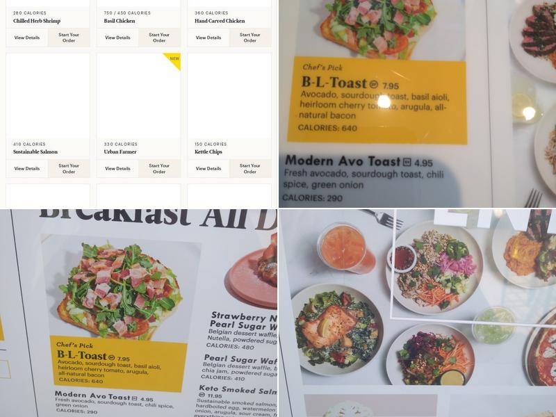 Modern Market Eatery - Highlands Ranch Menu