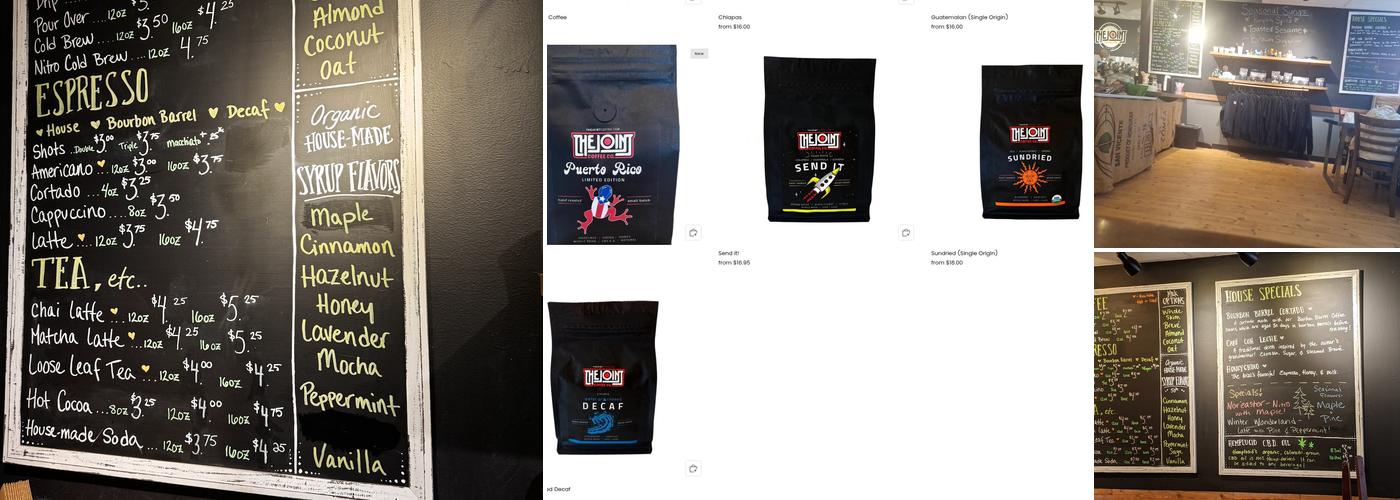 The Joint Coffee Co. Menu