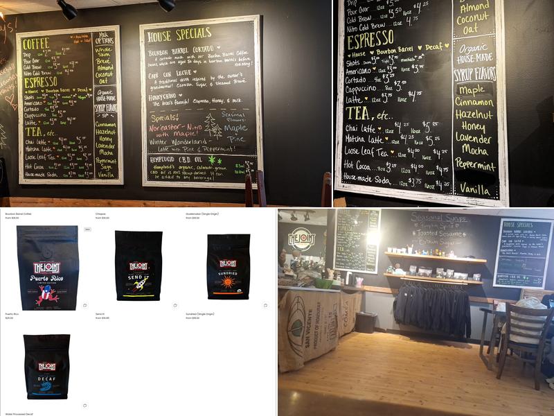 The Joint Coffee Co. Menu
