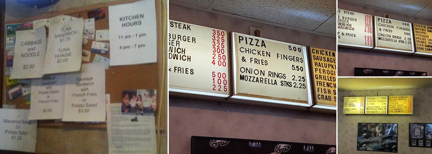 Metro & John's Cafe Menu