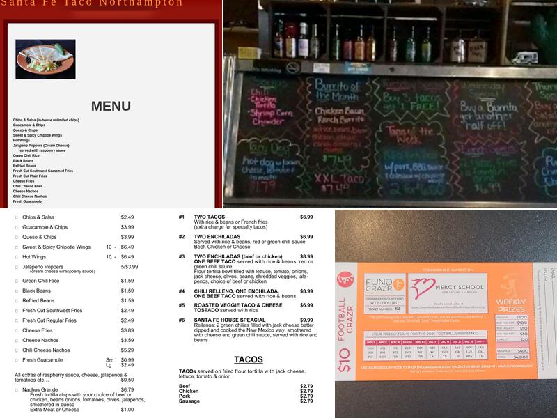 Santa Fe Taco Co Menu