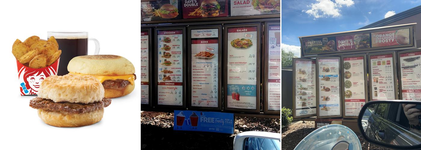 Wendy's Menu