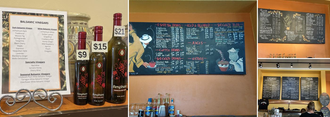 Marin Coffee Roasters Menu