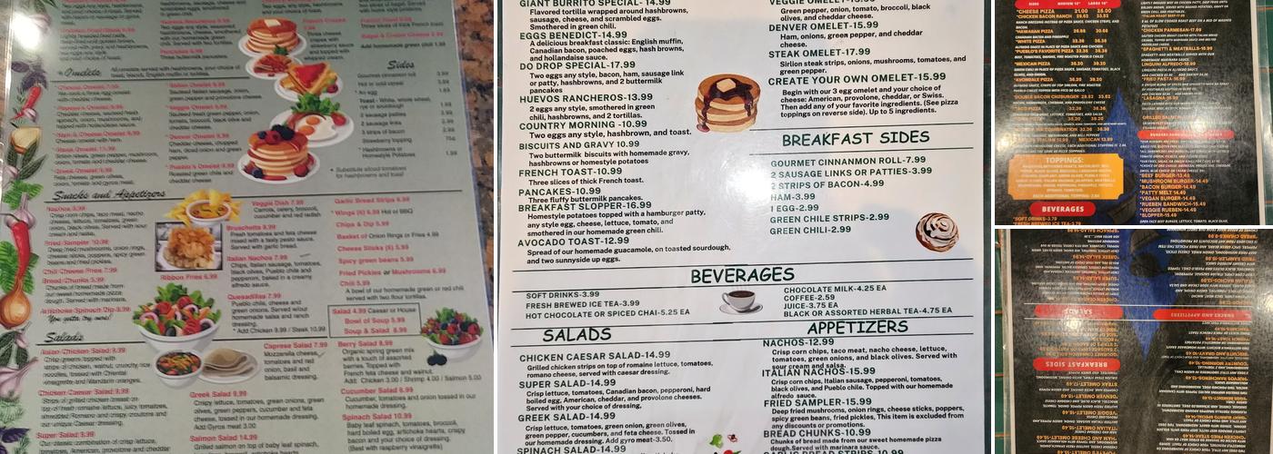 Do Drop Inn West Menu