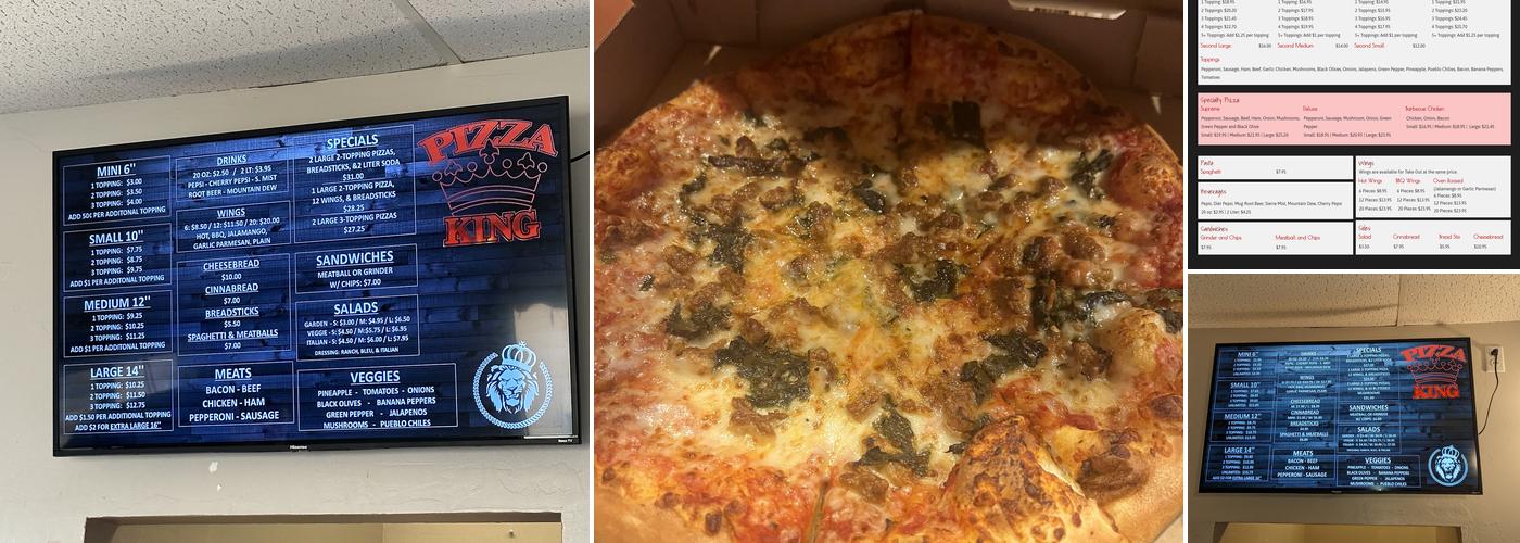 Pizza King Menu
