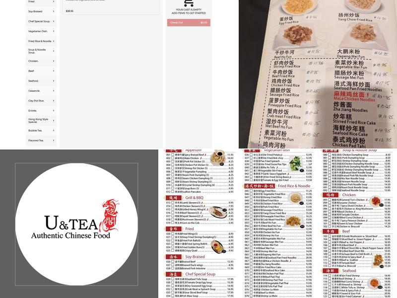 U & TEA Menu