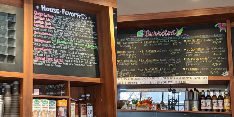 Casa Mañana Restaurant Menu