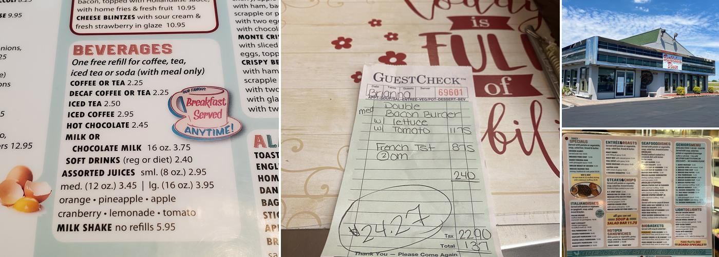 Bethlehem Diner Menu