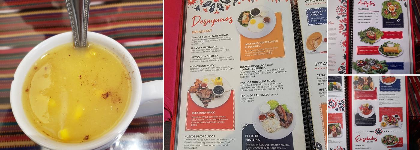 El Lucerito Menu