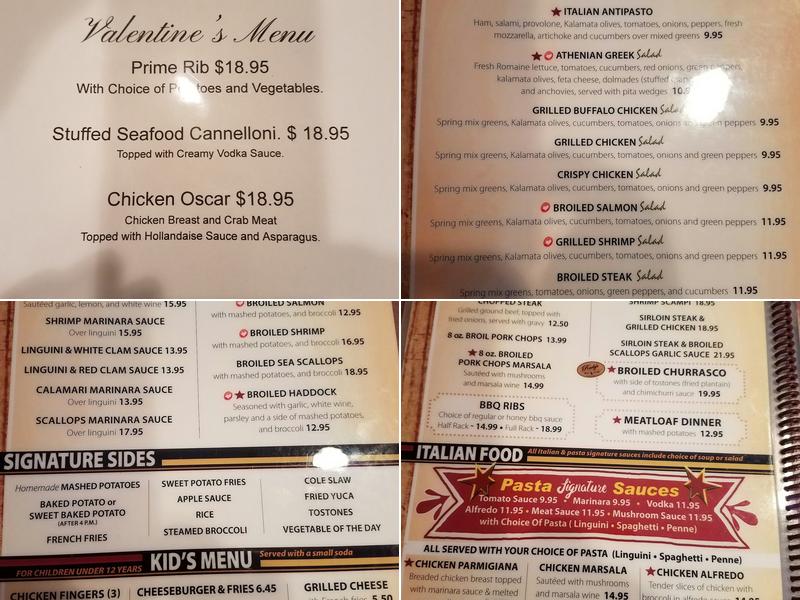 Rudy's Bar & Grill Menu