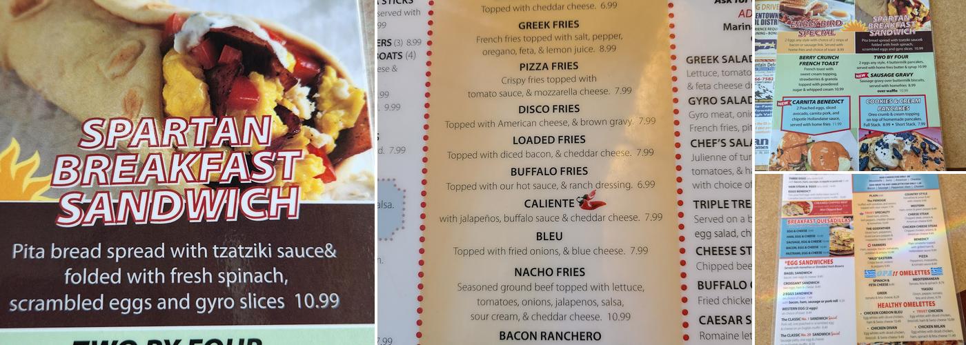 Trivet Menu