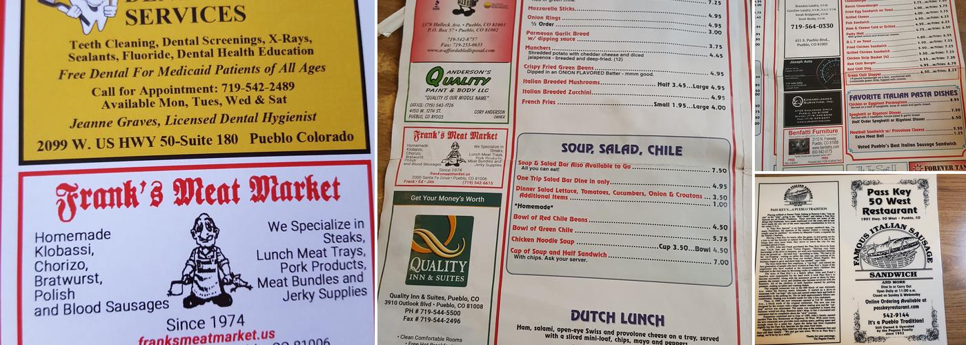 Pass Key Restaurant Menu