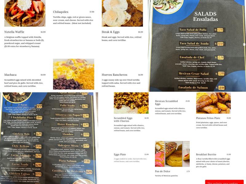 El Rincon Del Palmar Menu