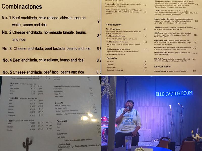 El Nopal Restaurant Menu