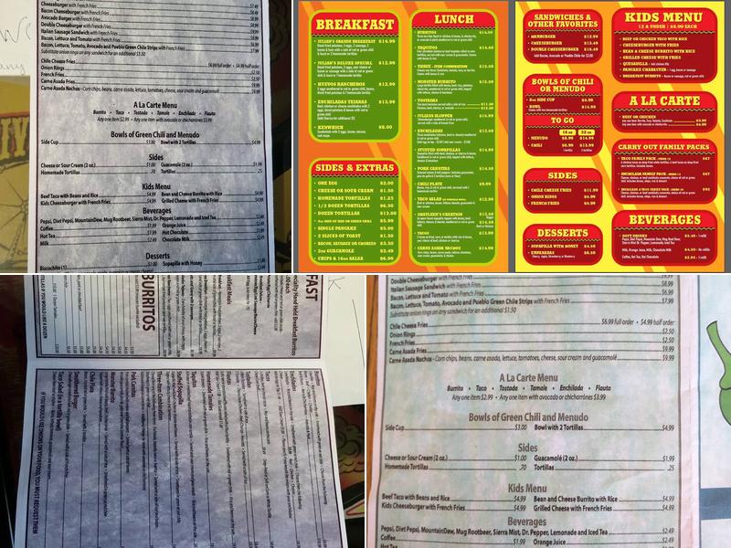 JULIANS Mexican Restaurant Menu