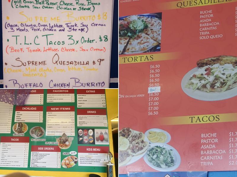 Taqueria La Cabañita Menu