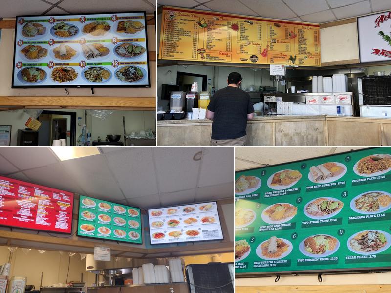 Adolfo's Mexican Food Menu