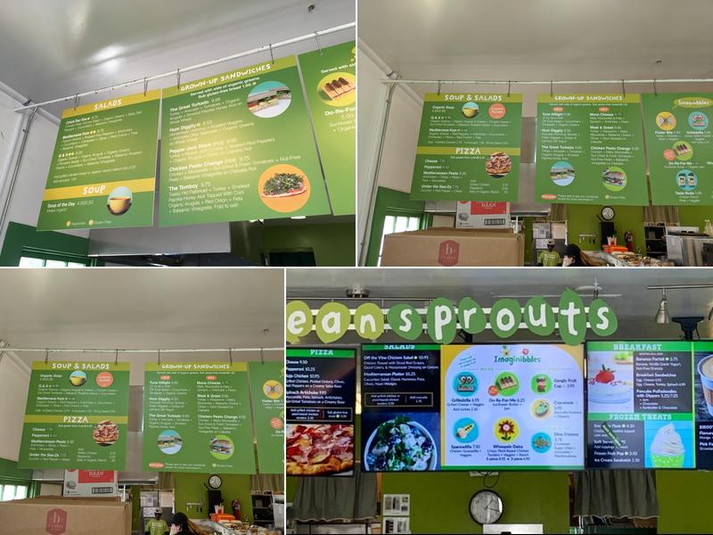 Bean sprouts cafe Menu