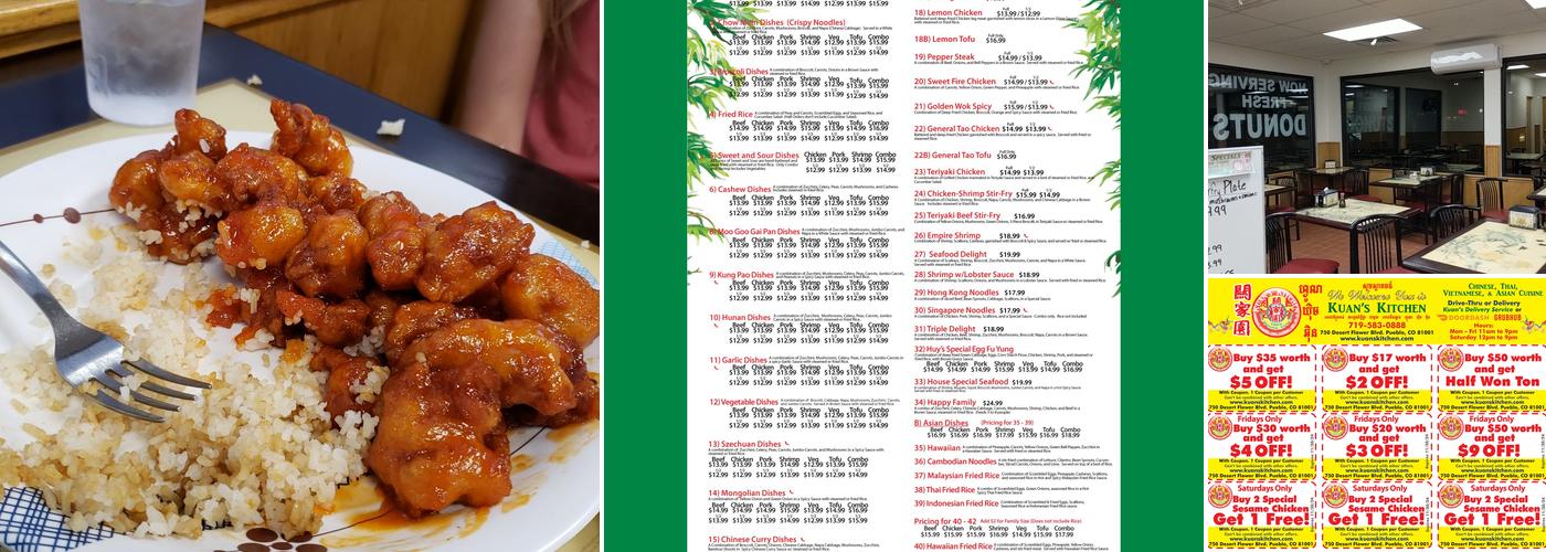 Kuan's Kitchen Menu