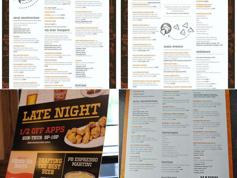 Copperhead Grille Allentown Menu