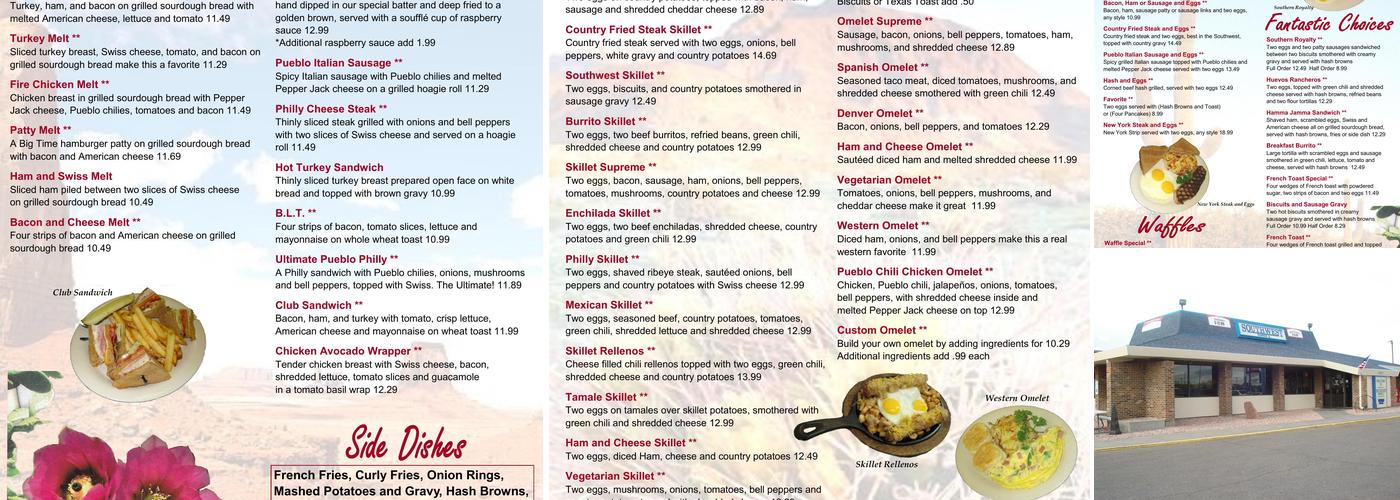 Southwest Grill Menu