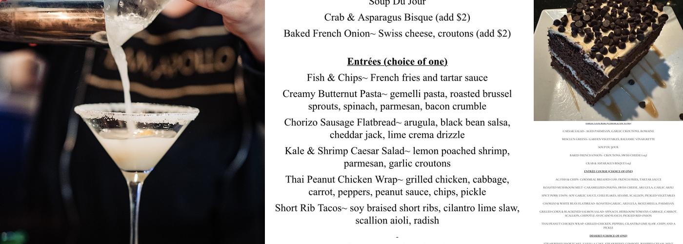 Apollo Grill Menu