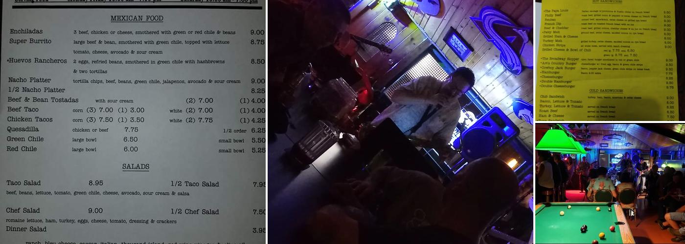 Broadway Tavern & Grill Menu