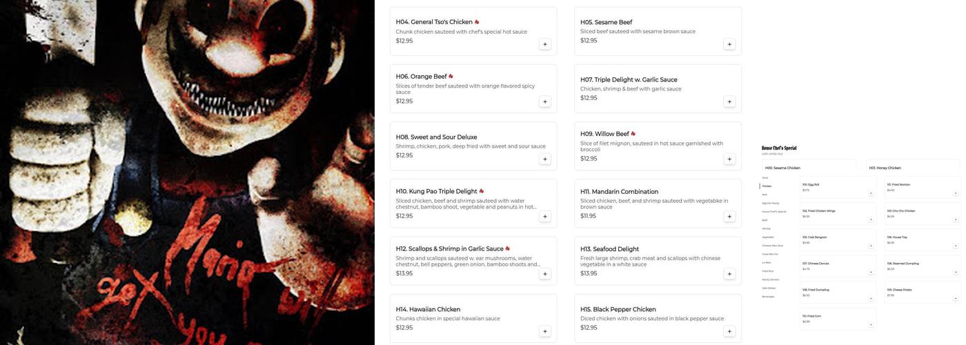 Hot Wok Chinese Buffet Menu