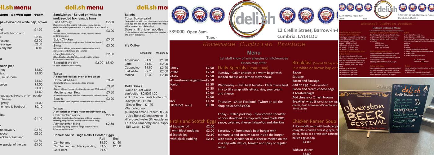 deli.sh Menu