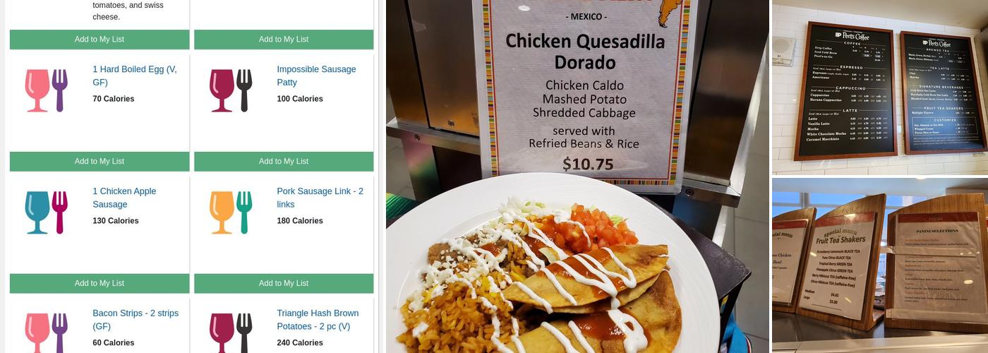 Moffitt Cafe - UCSF Medical Center Menu