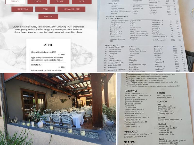 Piazza D'Angelo Menu