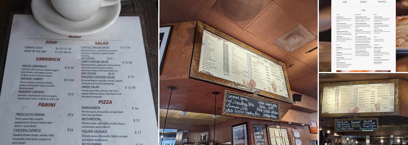 Caffè La Scala Menu