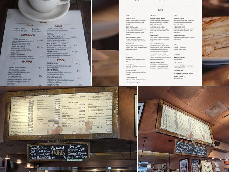 Caffè La Scala Menu