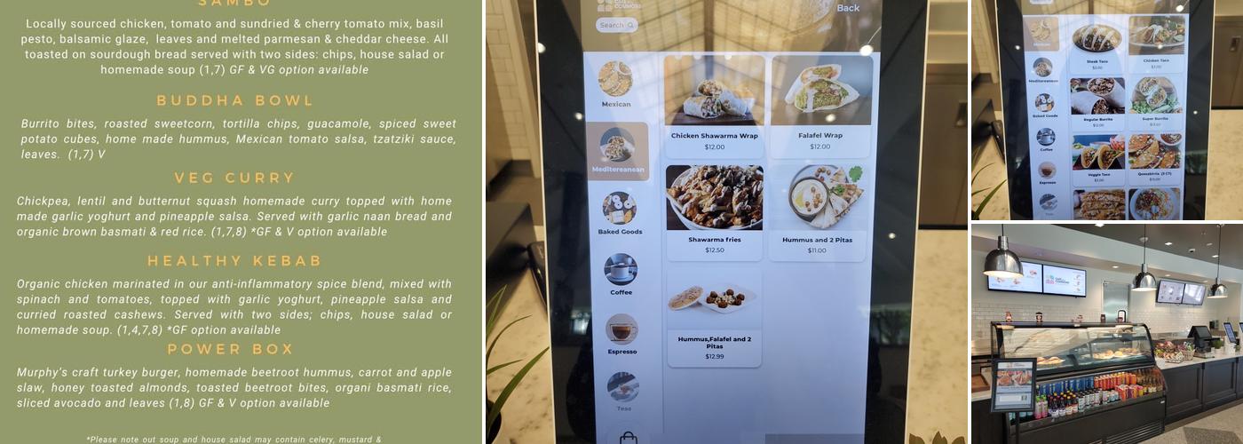 Thrive Cafe at Rosewood Commons Menu