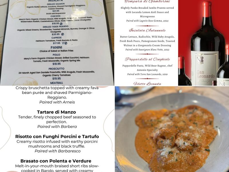 Locanda Ravello Menu