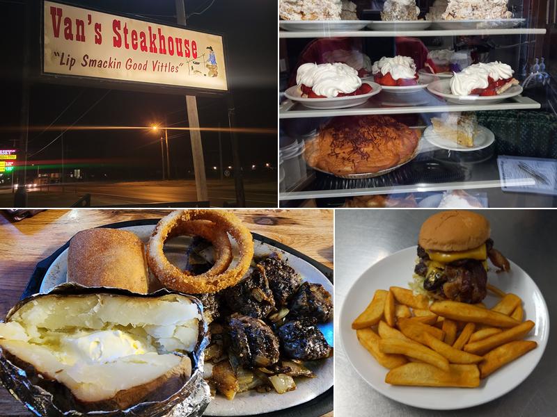 Van's Steakhouse Baxter Springs 2447 Military Ave, Baxter Springs