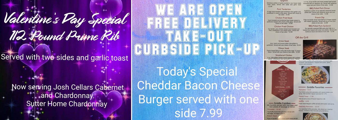 Baileys Family Dining Menu